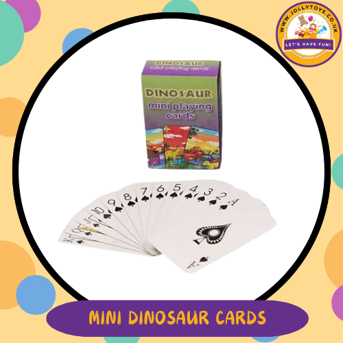 Mini Dinosaur Playing Cards