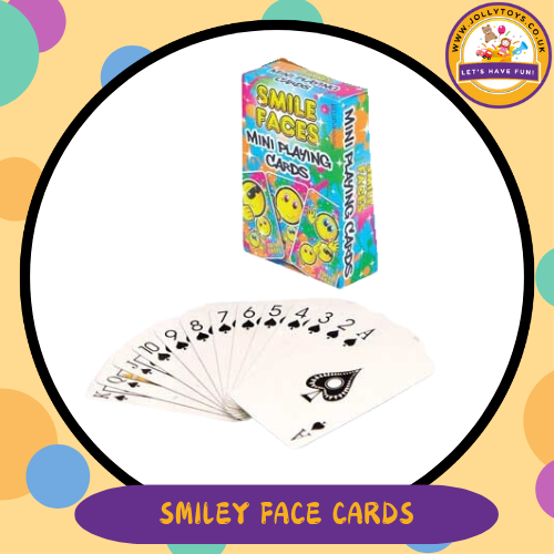 Mini Smiley Face Playing Cards