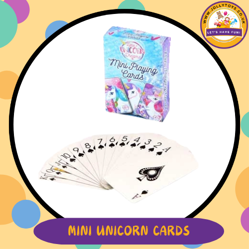 Mini Unicorn Playing Cards